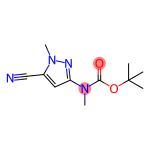 tert-butyl N-(5-cyano-1-methylpyrazol-3-yl)-N-methylcarbamate