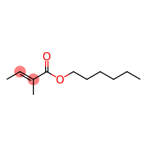 (E)-2-甲基-2-丁烯酸己酯