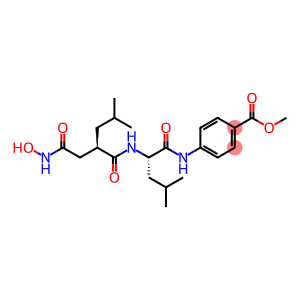 Benzoic acid, 4-[[(2S)-2-[[(2R)-2-[2-(hydroxyamino)-2-oxoethyl]-4-methyl-1-oxopentyl]amino]-4-methyl-1-oxopentyl]amino]-, methyl ester