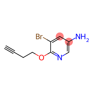 3-Amino-5-bromo-6-(3-butynyloxy)pyridine