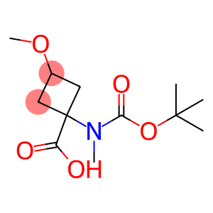 3-Methoxy-1-[methyl-[(2-methylpropan-2-yl)oxycarbonyl]amino]cyclobutane-1-carboxylic acid