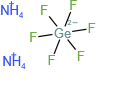 Ammonium hexafluorogermanate