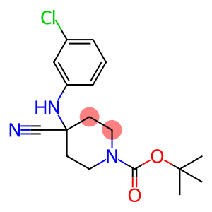 tert-butyl 4-((3-chlorophenyl)amino)-4-cyanopiperidine-1-carboxylate(WX180095)