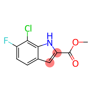 1H-Indole-2-carboxylic acid, 7-chloro-6-fluoro-, methyl ester
