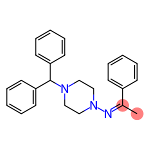 N-(4-benzhydryl-1-piperazinyl)-N-(1-phenylethylidene)amine