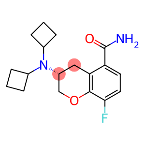 (3R)-3-(Dicyclobutylamino)-8-fluoro-3,4-dihydro-2H-1-benzopyran-5-carboxamidehydrochloride