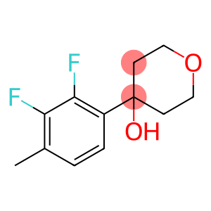 4-(2,3-difluoro-4-methylphenyl)tetrahydro-2H-pyran-4-ol