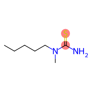 Thiourea,  N-methyl-N-pentyl-