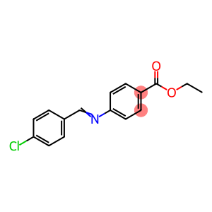 Benzoic acid, 4-[[(4-chlorophenyl)methylene]amino]-, ethyl ester