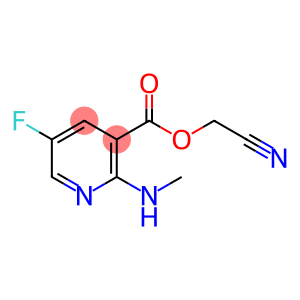 3-Pyridinecarboxylic acid, 5-fluoro-2-(methylamino)-, cyanomethyl ester