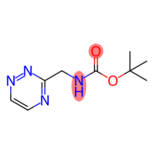 Carbamic acid, (1,2,4-triazin-3-ylmethyl)-, 1,1-dimethylethyl ester (9CI)