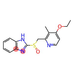 2-[(4-ETHOXY-3-METHYL-2-PYRIDINYL)-METHYLSULFINYL]-BENZIMIDAZOLE