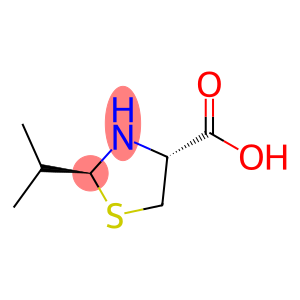 4-Thiazolidinecarboxylicacid,2-(1-methylethyl)-,(2S-trans)-(9CI)