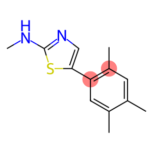 N-methyl-5-(2,4,5-trimethylphenyl)thiazol-2-amine