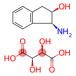 salt of: (1S-cis)-1-amino-2,3-dihydro-1H-inden-2-ol and [R-[R*R*]]-2,3-dihydroxybutanedioic acid