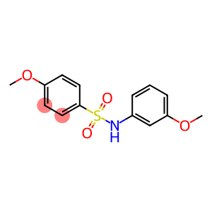 4-methoxy-N-(3-methoxyphenyl)benzenesulfonamide