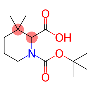 1-[(tert-Butoxy)carbonyl]-3,3-dimethylpiperidine-2-carboxylic Acid
