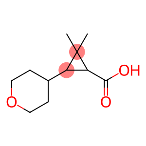 2,2-dimethyl-3-(oxan-4-yl)cyclopropane-1-carboxylic acid