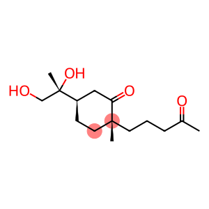 Cyclohexanone, 5-[(1R)-1,2-dihydroxy-1-methylethyl]-2-methyl-2-(4-oxopentyl)-, (2R,5R)-