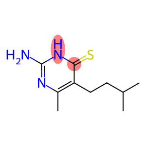 4(3H)-Pyrimidinethione,2-amino-6-methyl-5-(3-methylbutyl)-