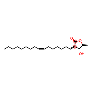 2(3H)-Furanone, 3-(7Z)-7-hexadecen-1-ylidenedihydro-4-hydroxy-5-methylene-, (3Z,4R)-