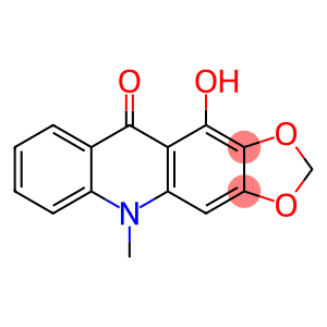 11-Hydroxy-5-methyl-1,3-dioxolo[4,5-b]acridin-10(5H)-one