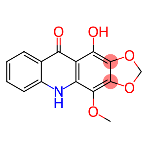 11-Hydroxy-4-methoxy-1,3-dioxolo[4,5-b]acridin-10(5H)-one