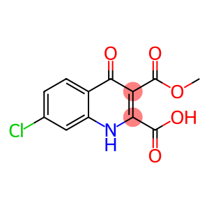 3-METHYL HYDROGEN 7-CHLORO-1,4-DIHYDRO-4-OXOQUINOLINE-2,3-DICARBOXYLATE