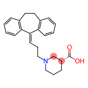 3-Piperidinecarboxylic acid, 1-[3-(10,11-dihydro-5H-dibenzo[a,d]cyclohepten-5-ylidene)propyl]-, (3R)-