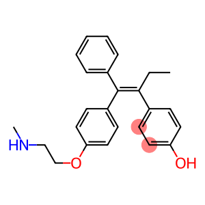 Phenol, 4-[(1Z)-1-[[4-[2-(methylamino)ethoxy]phenyl]phenylmethylene]propyl]-