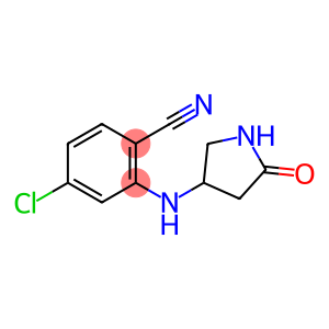 4-chloro-2-[(5-oxopyrrolidin-3-yl)amino]benzonitrile