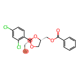 1,3-Dioxolane-4-methanol, 2-(bromomethyl)-2-(2,4-dichlorophenyl)-, 4-benzoate, (2S,4S)-