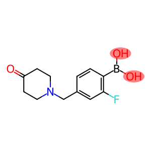 Boronic acid, B-[2-fluoro-4-[(4-oxo-1-piperidinyl)methyl]phenyl]-