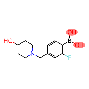 2-氟-4-((4-羟基哌啶-1-基)甲基)苯基硼酸