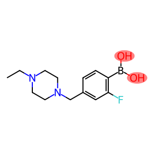 4-((4-乙基哌嗪-1-基)甲基)-2-氟-苯基硼酸