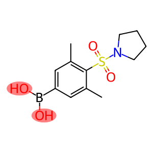 (3,5-diMethyl-4-(pyrrolidin-1-ylsulfonyl)phenyl)boronic acid