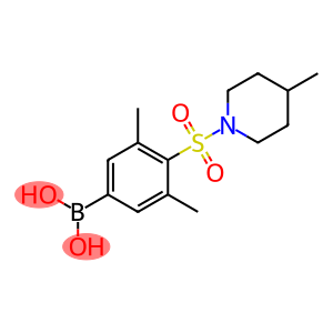 (3,5-diMethyl-4-((4-Methylpiperidin-1-yl)sulfonyl)phenyl)boronic acid