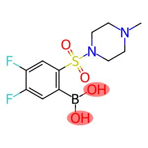 (4,5-Difluoro-2-((4-methylpiperazin-1-yl)sulfonyl)phenyl)boronic acid