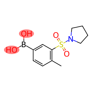 (4-Methyl-3-(pyrrolidin-1-ylsulfonyl)phenyl)boronic acid