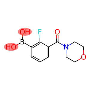 2-氟-3-(吗啉-4-羰基)苯基硼酸