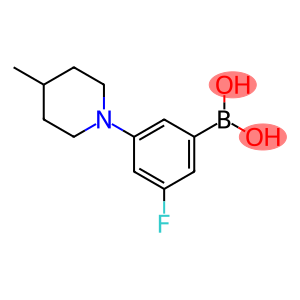 (3-fluoro-5-(4-methylpiperidin-1-yl)phenyl)boronic acid