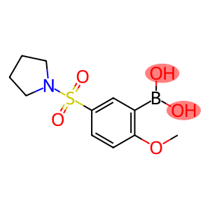 (2-methoxy-5-(pyrrolidin-1-ylsulfonyl)phenyl)boronic acid