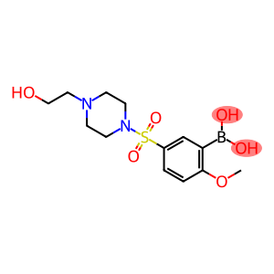 (5-((4-(2-hydroxyethyl)piperazin-1-yl)sulfonyl)-2-Methoxyphenyl)boronic acid