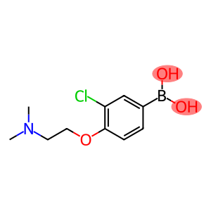 (3-chloro-4-(2-(diMethylaMino)ethoxy)phenyl)boronic acid