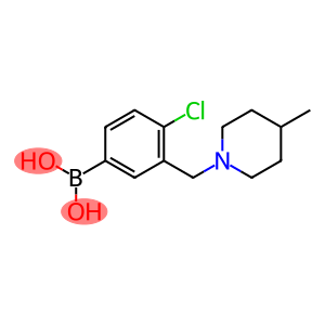 (4-chloro-3-((4-Methylpiperidin-1-yl)Methyl)phenyl)boronic acid