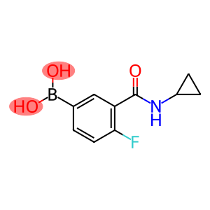 (3-(cyclopropylcarbaMoyl)-4-fluorophenyl)boronic acid