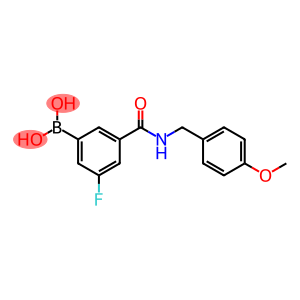 (3-Fluoro-5-((4-methoxybenzyl)carbamoyl)phenyl)boronic acid
