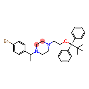 Piperazine, 1-[1-(4-bromophenyl)ethyl]-4-[2-[[(1,1-dimethylethyl)diphenylsilyl]oxy]ethyl]-