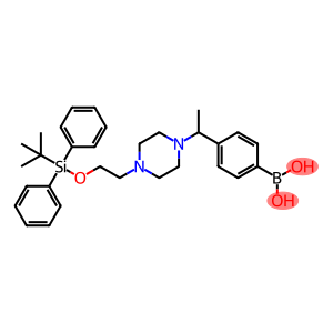 4-(1-(4-(2-((叔-丁基二苯基甲硅烷基)氧代)乙基)哌嗪-1-基)乙基)苯基)硼酸