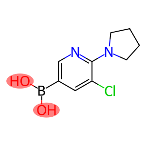 5-氯-6-(吡咯烷-1-基)吡啶-3-基硼酸